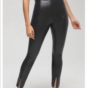 Good American Vegan Leather high waist pant